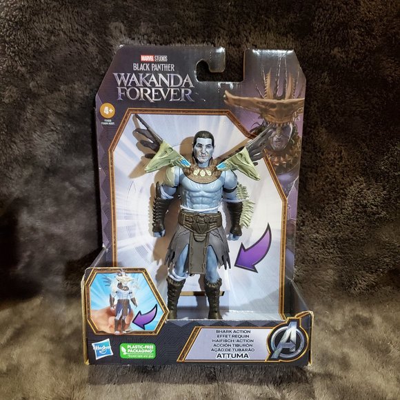 Figura De Acción Marvel Black Panther Wakanda Forever Attuma | Envío Gratis